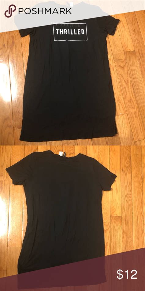 Thrilled T Shirt Dress Black Shirt Dress Shirt Dress Shirts