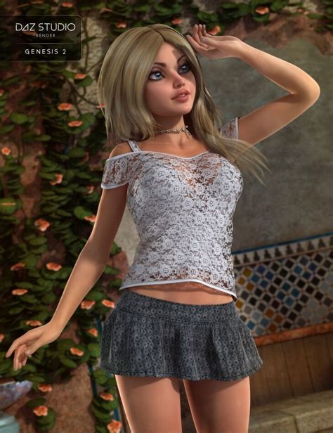 Little Flirt Outfit For Genesis 2 Females Render State
