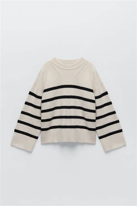 Zara Striped Knit Sweater 78506319 104