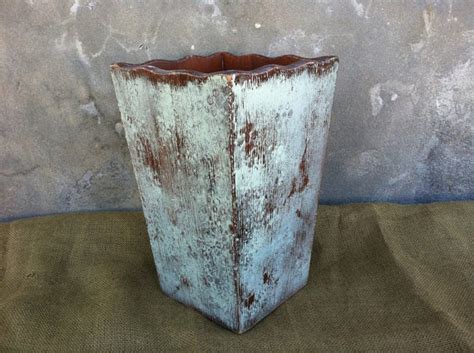 Trash Can Wooden Trash Can Shabby Chic Decor by ...