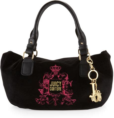 Juicy Couture Velour Handbags Iqs Executive