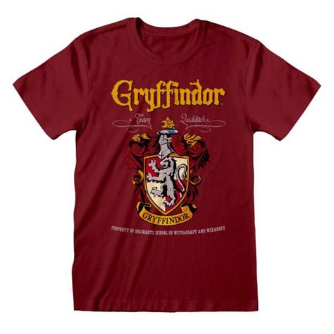 Harry Potter Gryffindor Red Crest T Shirt Merchoid