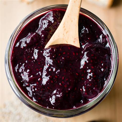 Easy Blueberry Jam With Chia Seeds Low Sugar No Pectin The Worktop