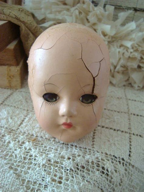Vintage Cracked Weird Doll Head By Fleachic On Etsy Porcelain Doll