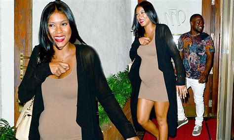 Kevin Hart Treats Pregnant Wife Eniko Parrish To Dinner Daily Mail Online