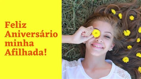 Feliz Aniversário Minha Afilhada Voz Feminina Youtube