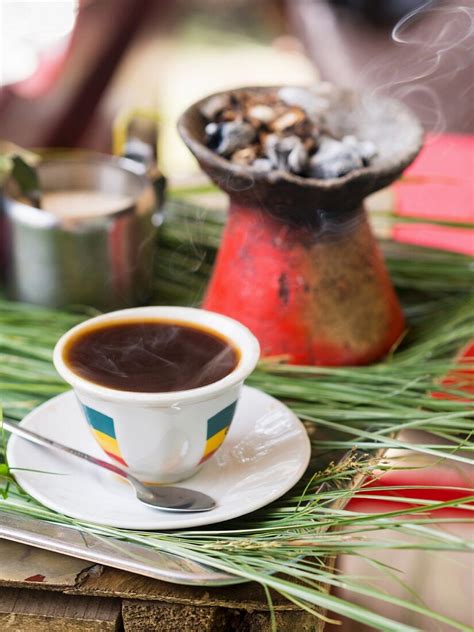 A Cup Of Ethiopian Coffee Served With License Image 11991267