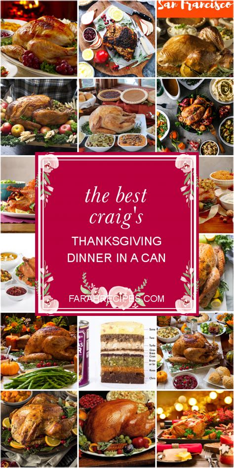 For others, it's about the booze — lots, and lots of booze. Craig's Thanksgiving Dinner In A Can For Sale / The top 20 ...