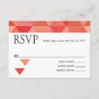 SAMPLE Signature Matte Geometric Triangles Teal Invitation Zazzle