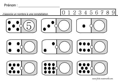 Site Maternelle Jeu Des Dominos En Gs