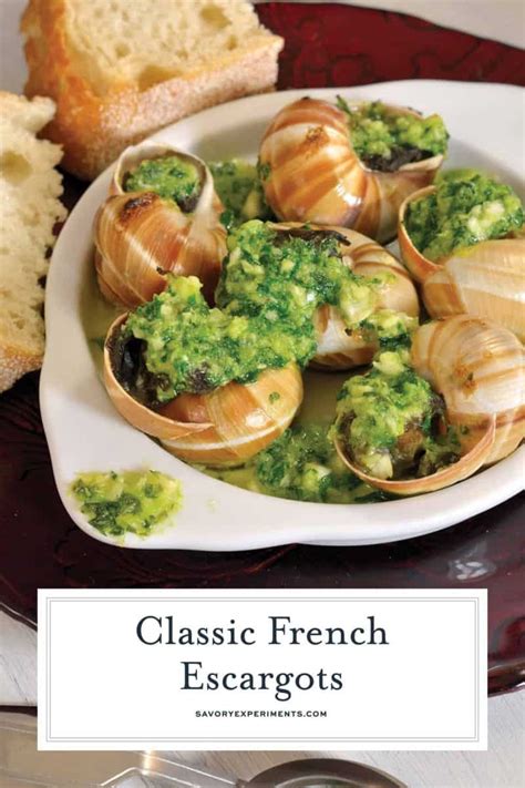 Classic French Escargots How To Make Escargot With Garlic Butter