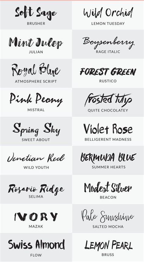 Aesthetic Fonts For Word