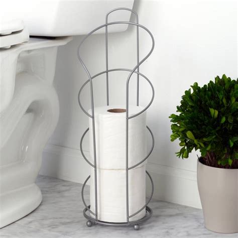 Your toilet paper holder should marry style with function. Chapter Premium Toilet Paper Holder, Satin Nickel ...