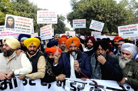 Sikhs In Delhi Protest Attack On Gurdwara Nankana Sahib In Pakistan