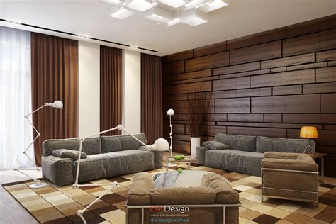 Modern Wood Paneling Interior Design Ideas