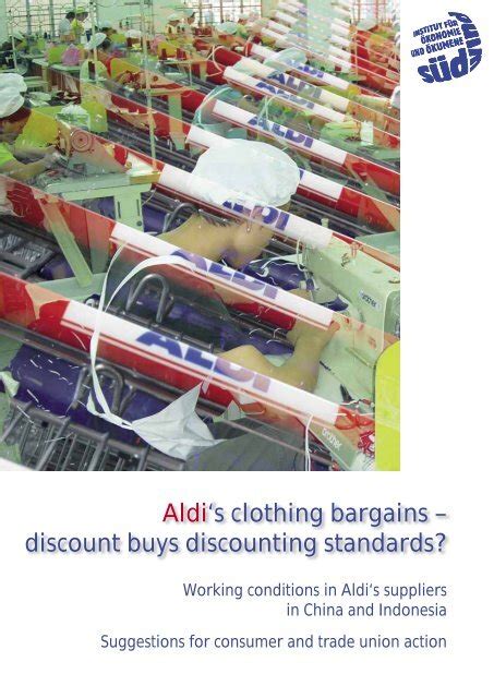 Aldis Clothing Bargains SÃœdwind Institut