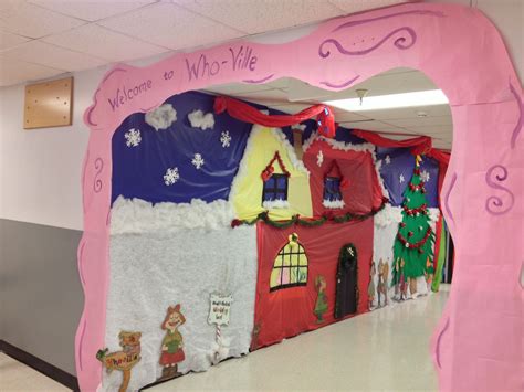Who Ville Hallway For Christmas School Decorations