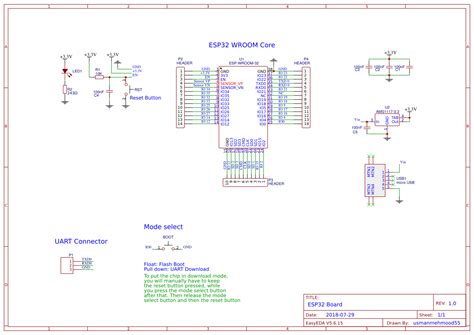 Esp32 Breakout Board Easyeda Open Source Hardware Lab