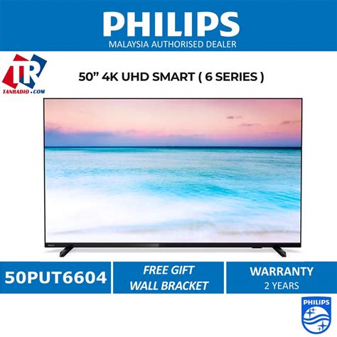 Philips Tv 50put6604 50 4k Uhd Led Smart Tv Mytv Neflix Youtube Shopee Malaysia