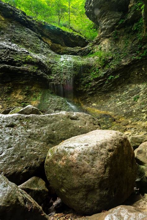 Eden Falls In Lost Valley Arkansas Stock Image Image Of Rock