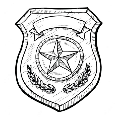 Police Badge Coloring Page at GetColorings.com | Free printable colorings pages to print and color