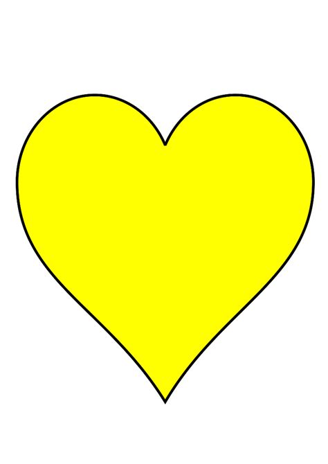 Yellow Heart Clip Art At Vector Clip Art Online Royalty