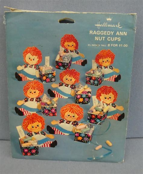 3 12 Raggedy Ann Nut Cups Everything Else Misc Nice Twice Dollshop