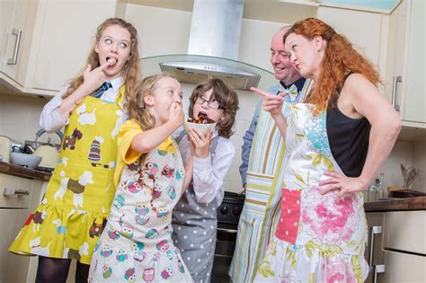 Getting Messy In The Kitchen Aprons Vintage Photoshoot Fashion