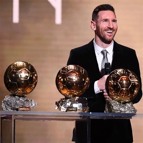 Leo Messi Winner Of The 2019 Ballon Dor Soccer World Leo Messi