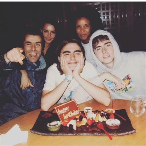 Liam Gallagher Celebrating His Son Lennon Gallaghers 19th Birthday In Tokyo With His Other Son