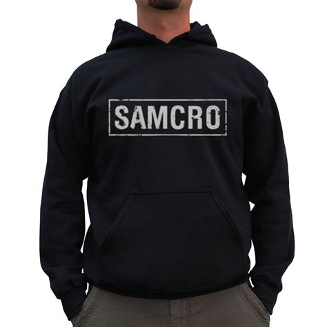 Officially Licensed Sons Of Anarchy Samcro Distressed Hoodie Etsy