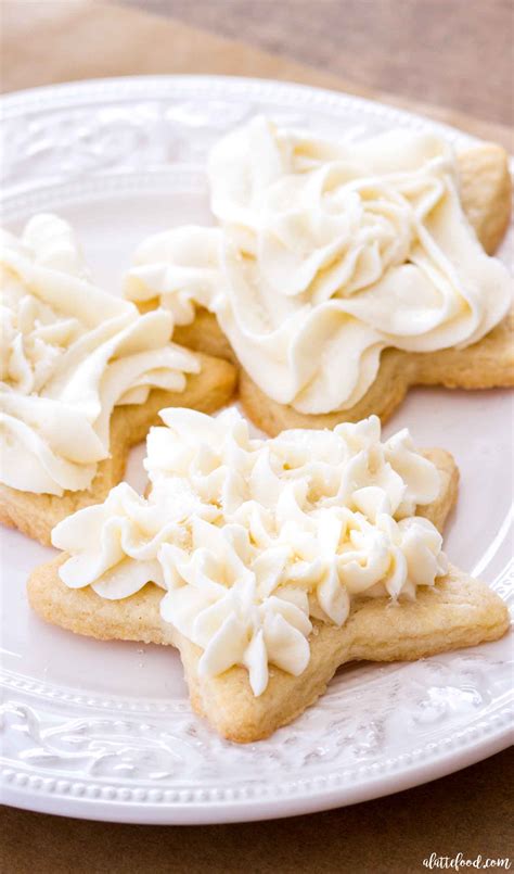 Easy Sugar Cookie Frosting Vanilla Buttercream A Latte Food