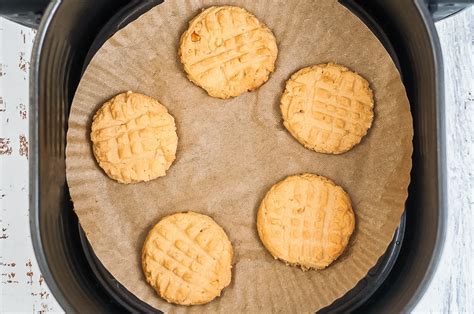 air fryer peanut butter cookies courtney s sweets