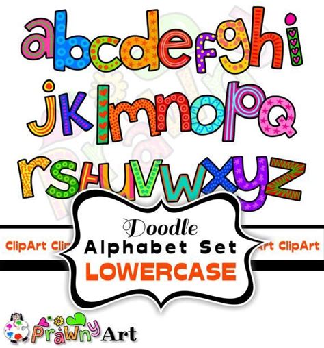 Doodle Lowercase Alphabet Font Hand Drawn Commercial Use Prawny
