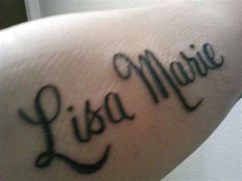 My Lisa Marie Presley Tattoo I Love You Lisa Ta Name Tattoos Body Art Tattoos Lisa
