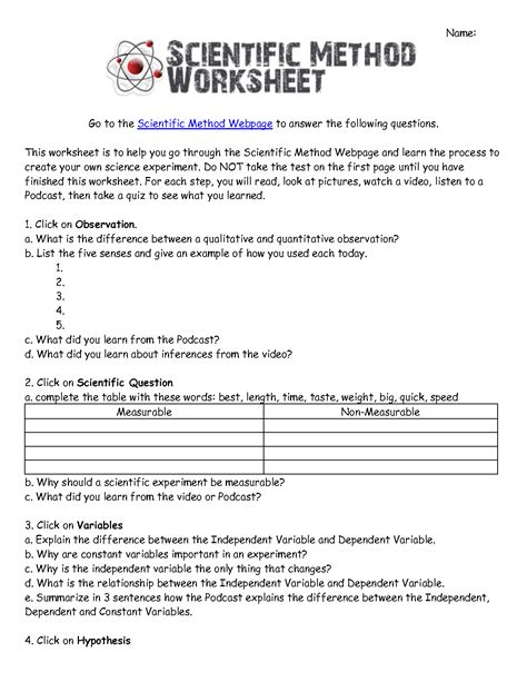 14 best images of scientific method word search worksheet scientific
