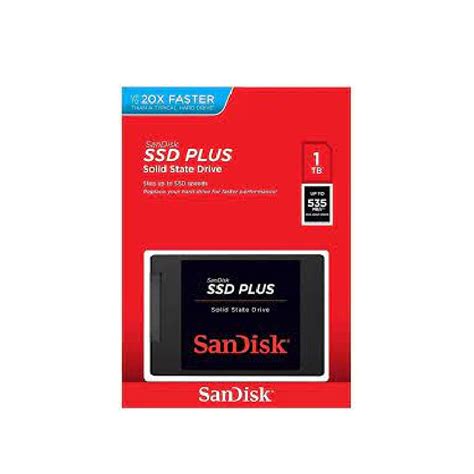 SSD PLUS TB SANDISK Byte Informática