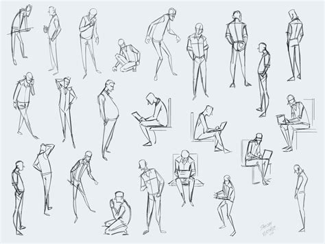 Life Line Drawing Gesture Drawing In 30 Second Human Sketch Human