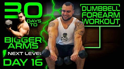 Intense Forearm Dumbbell Workout 30 Days Of Dumbbell Workouts At Home