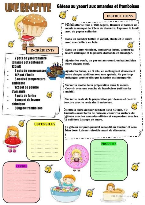 Des exercices de numération, de discrimination visuelles ou encore sur le tableau à double entrée. Une recette | Recette gateau au yaourt, Feuilles d ...