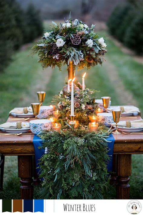 5 Perfect Palettes For A Magical Winter Wedding Chic Vintage Brides
