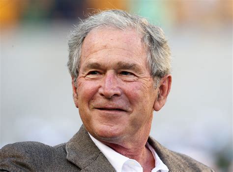 Bush is the eldest son of president george h. George W. Bush Enjoying New Status as Smarter Bush - The ...