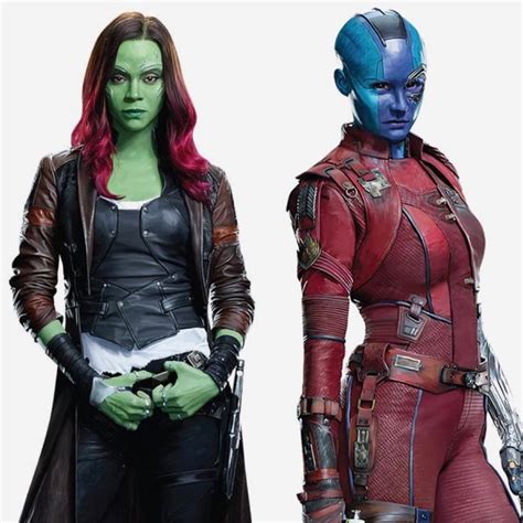 Guardians Of The Galaxy Gamora And Nebula Outfits Gamora And Nebula