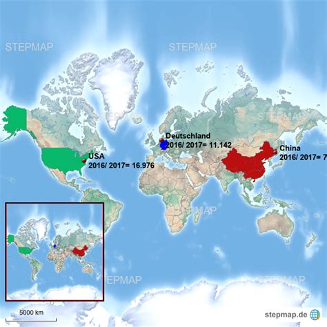 Die niederlande treffen bei ihrem ersten spiel der euro 2020 auf die ukraine und möchten einen ersten schritt in richtung gruppensieg setzen. StepMap - Übersicht zur Statistik der Erde - Landkarte für ...