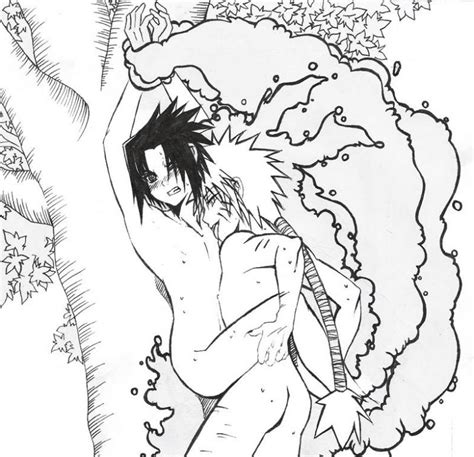 Rule 34 Artist Request Bondage Human Licking Male Male Only Monochrome Multiple Males Naruto