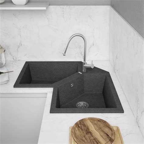 Spice up your home today! Double kitchen sink - SUPREME E830 - Mundilite - composite ...