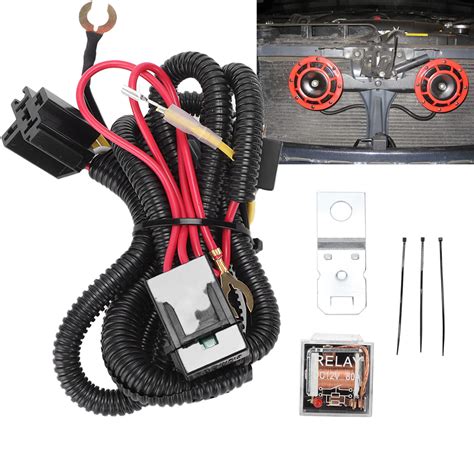 V Horn Wiring Harness Relay Kit Set For Car Truck Grille Mount Blast Tone EBay