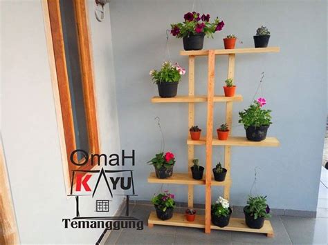 Jual Rak Bunga minimalis di lapak omah kayu temanggung ...