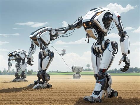 Premium Photo Farming The Future Smart Robotic Farmers Revolutionize