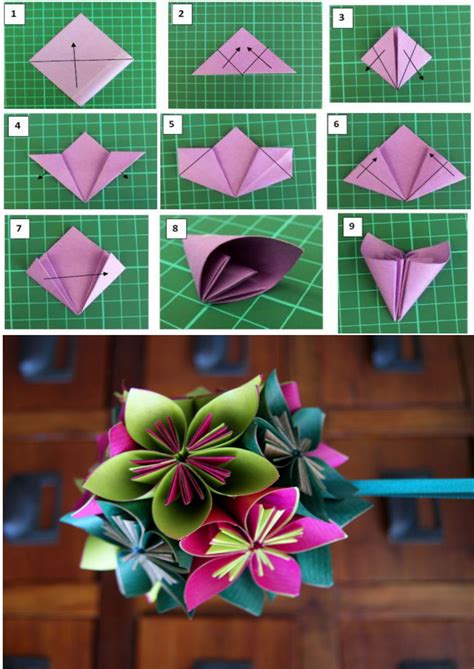 Flores De Papel Paso A Paso Paper Flowers Diy Paper Origami Flowers